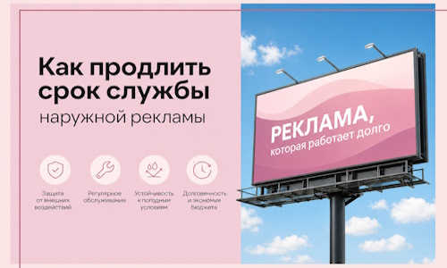 Как продлить срок службы наружной рекламы в Серове