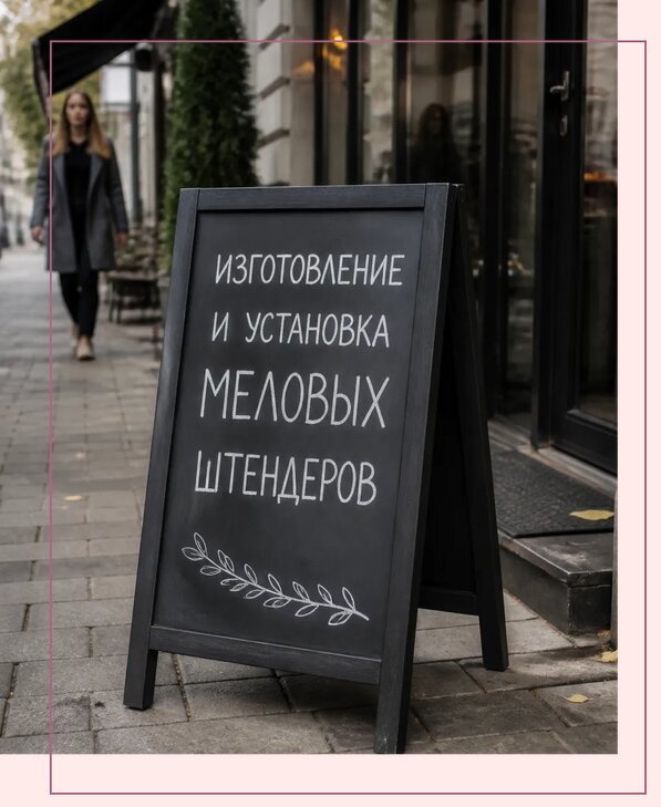 Меловые штендеры в Серове по цене от 6631 р. | Аванза-Срв